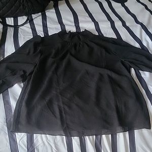 JCrew black professional blouse